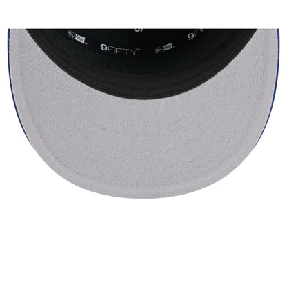 Chicago Cubs Cotton Canvas Split Panel 9FIFTY Trucker Hat