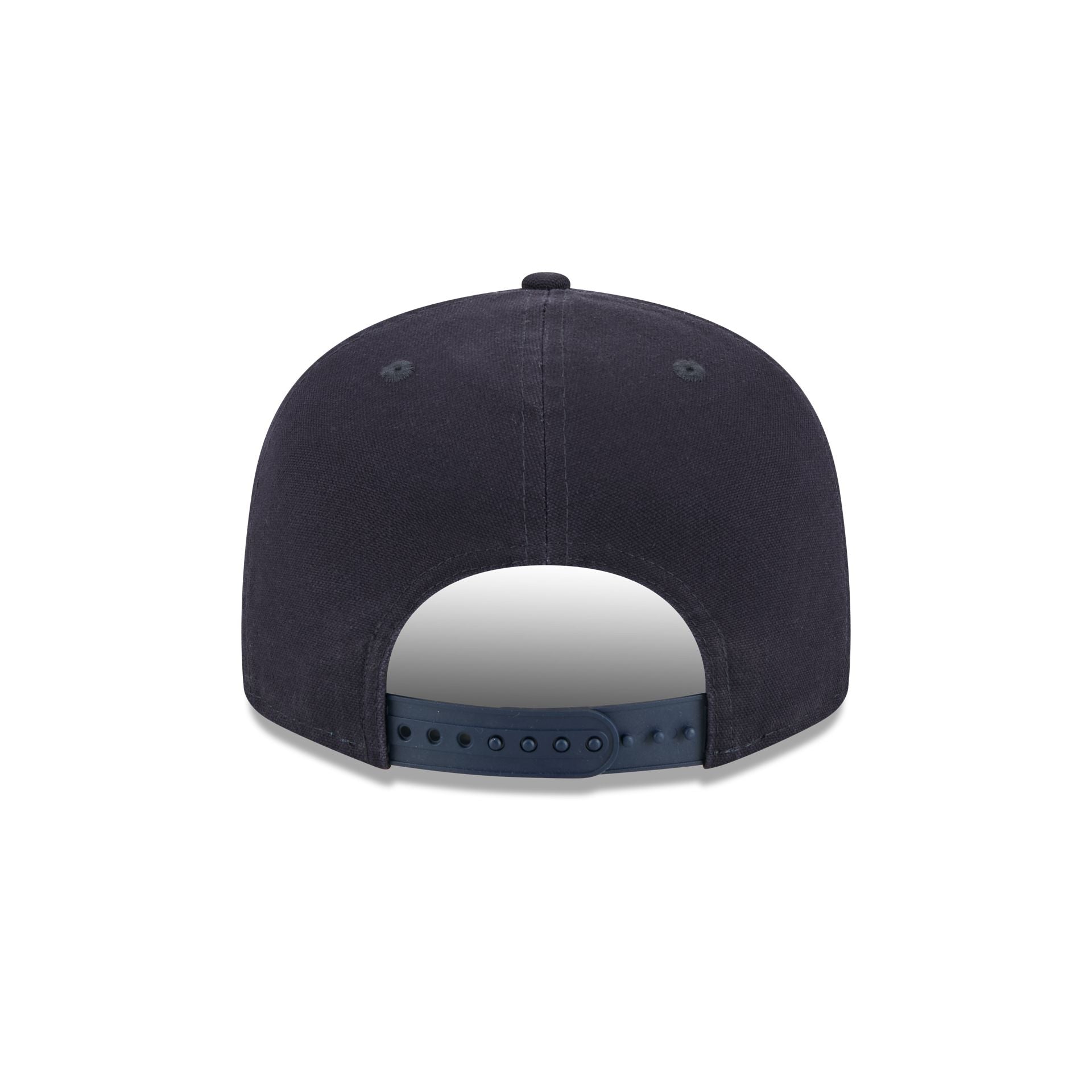 Atlanta Braves Cotton Canvas Split Panel 9FIFTY Trucker Hat