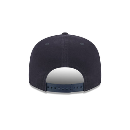 Atlanta Braves Cotton Canvas Split Panel 9FIFTY Trucker Hat