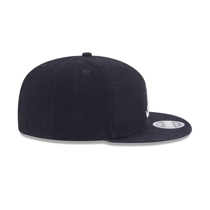 Atlanta Braves Cotton Canvas Split Panel 9FIFTY Trucker Hat