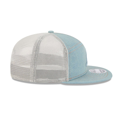 Atlanta Braves Denim Split Panel 9FIFTY Trucker Hat