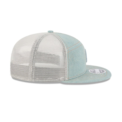 Chicago Cubs Denim Split Panel 9FIFTY Trucker Hat