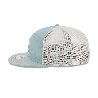 Boston Red Sox Denim Split Panel 9FIFTY Trucker Hat