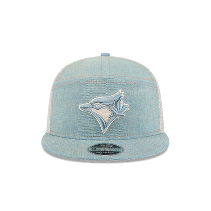 Toronto Blue Jays Denim Split Panel 9FIFTY Trucker Hat