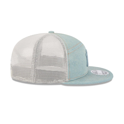 New York Yankees Denim Split Panel 9FIFTY Trucker Hat