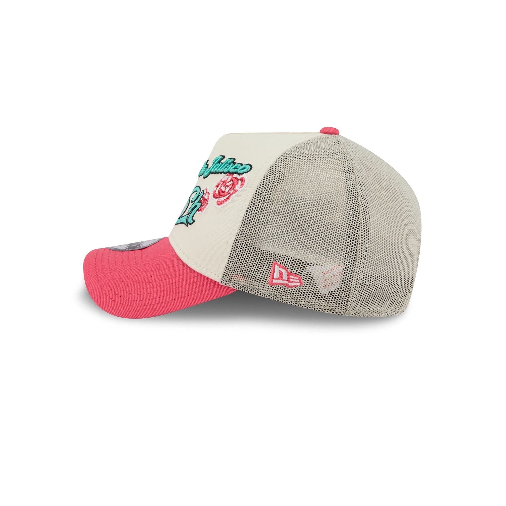 Charros de Jalisco Two-Tone Pink Rose 9FORTY A-Frame Snapback Hat