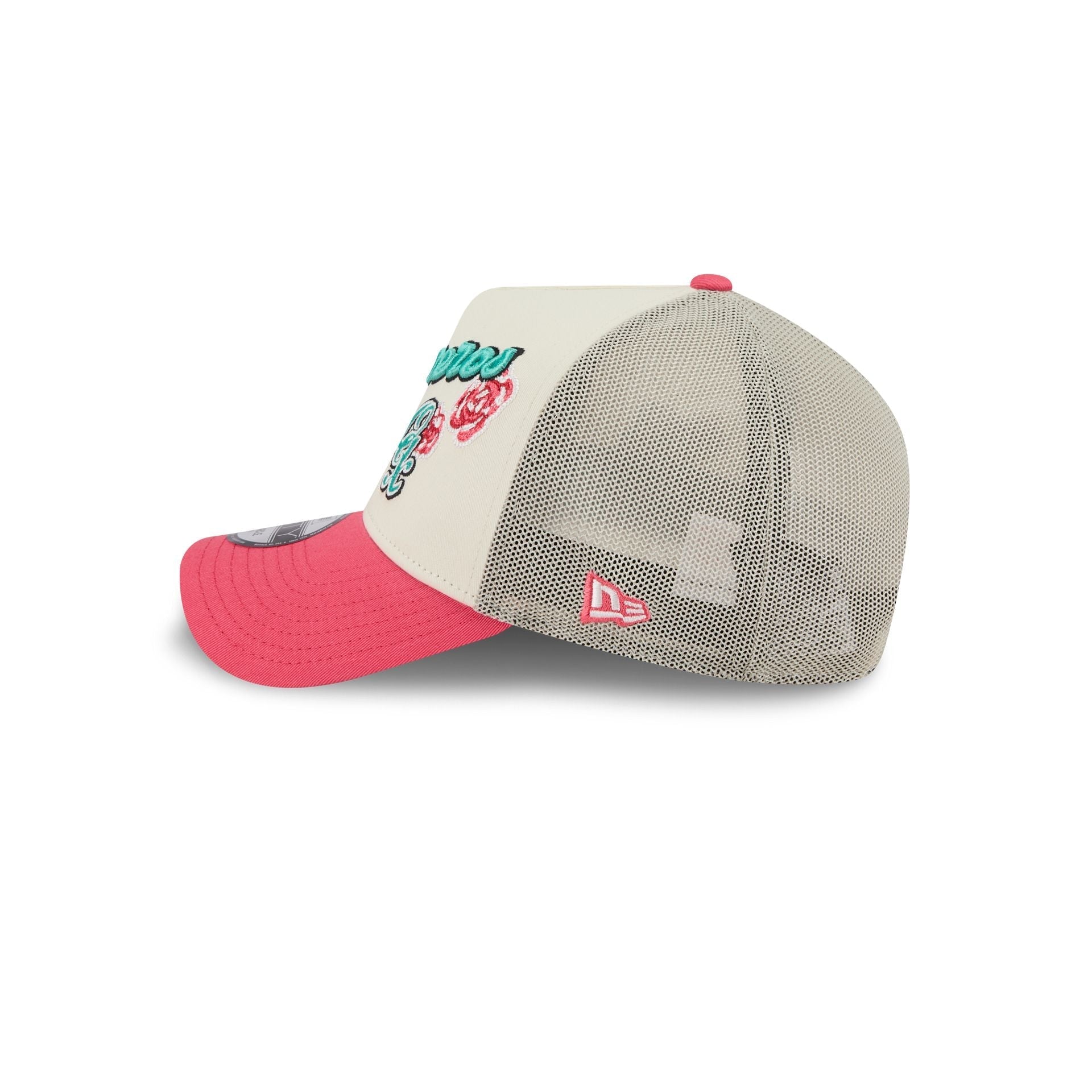 Guerreros de Oaxaca Two-Tone Pink Rose 9FORTY A-Frame Snapback Hat