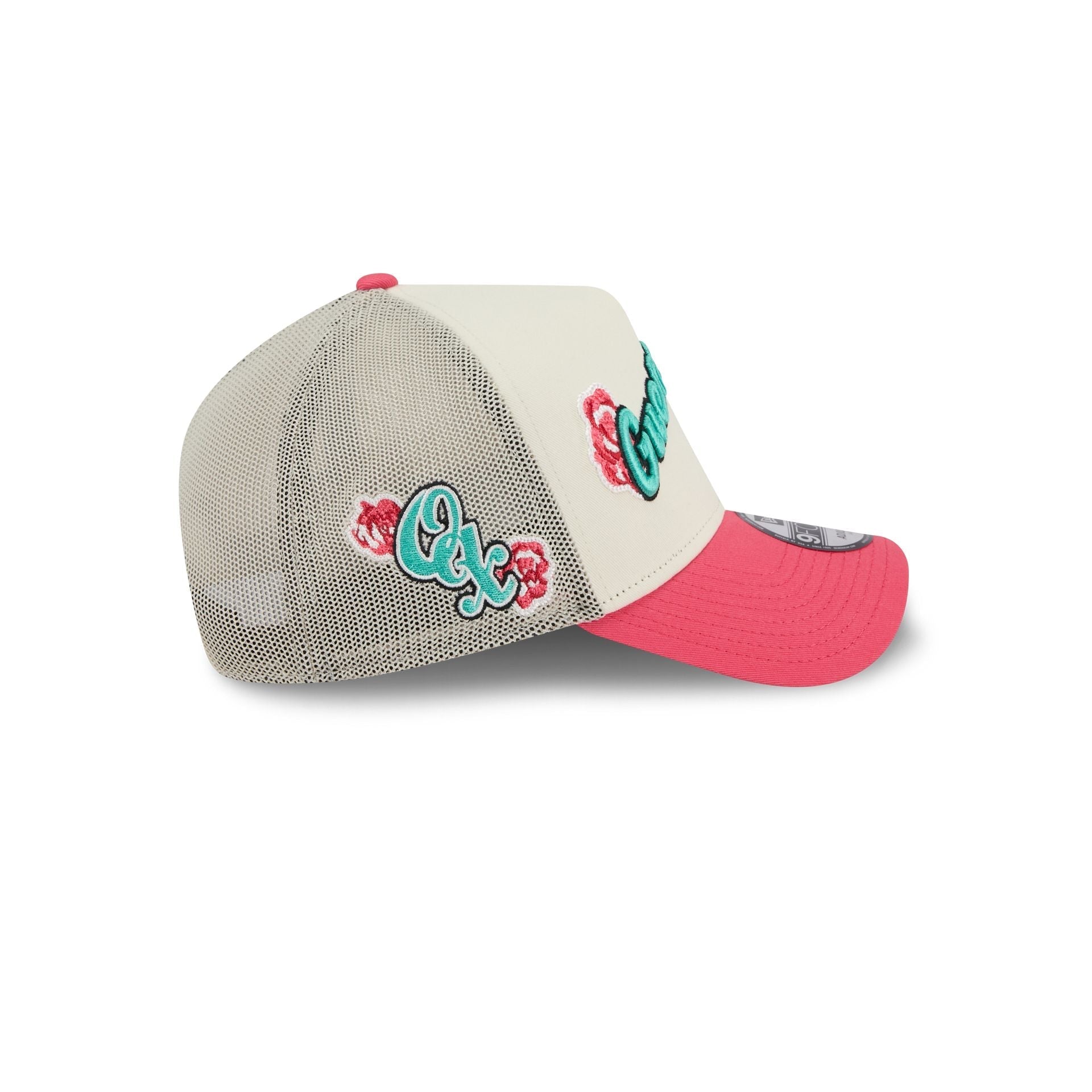 Guerreros de Oaxaca Two-Tone Pink Rose 9FORTY A-Frame Snapback Hat