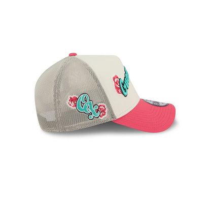 Guerreros de Oaxaca Two-Tone Pink Rose 9FORTY A-Frame Snapback Hat