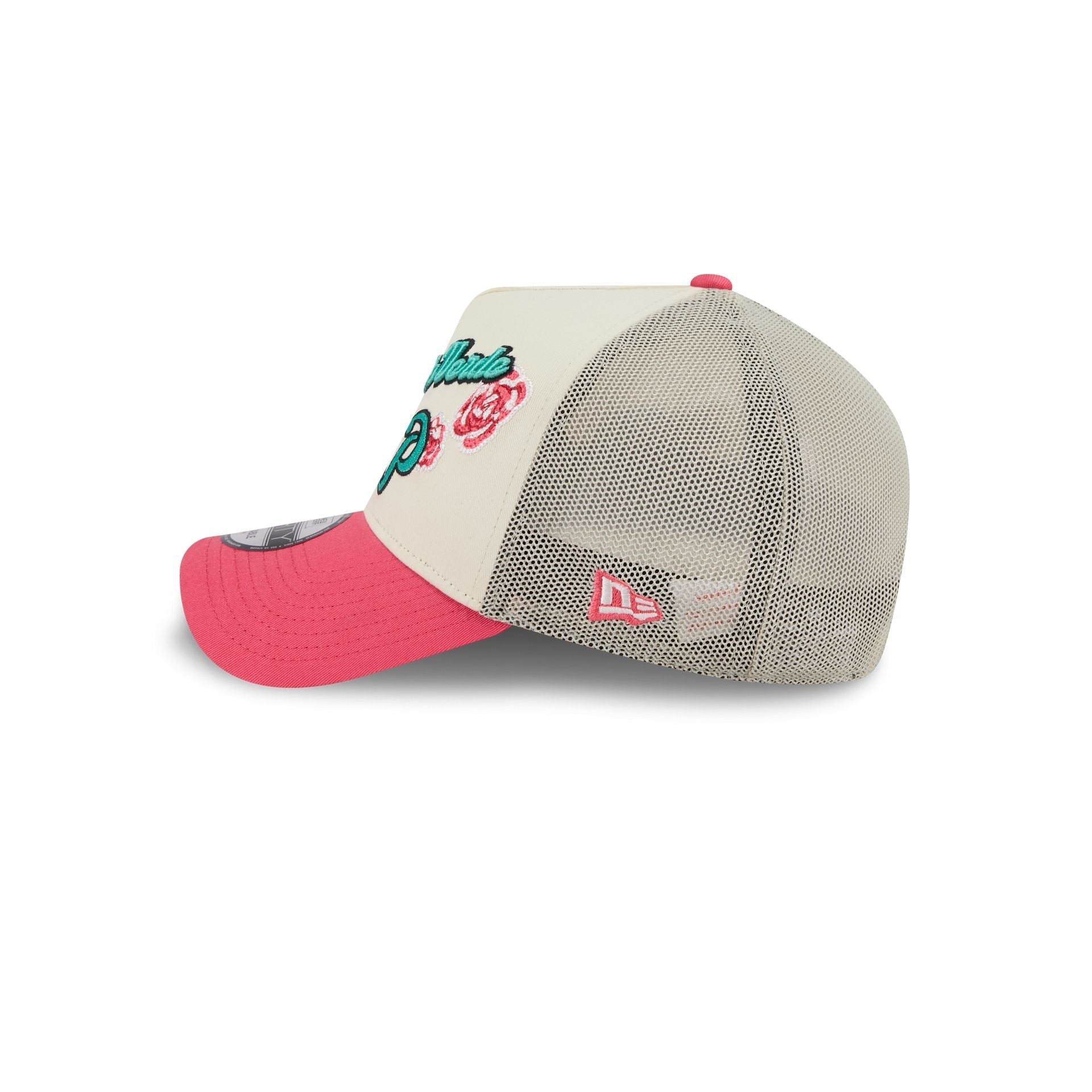 Pericos de Puebla Two-Tone Pink Rose 9FORTY A-Frame Snapback Hat