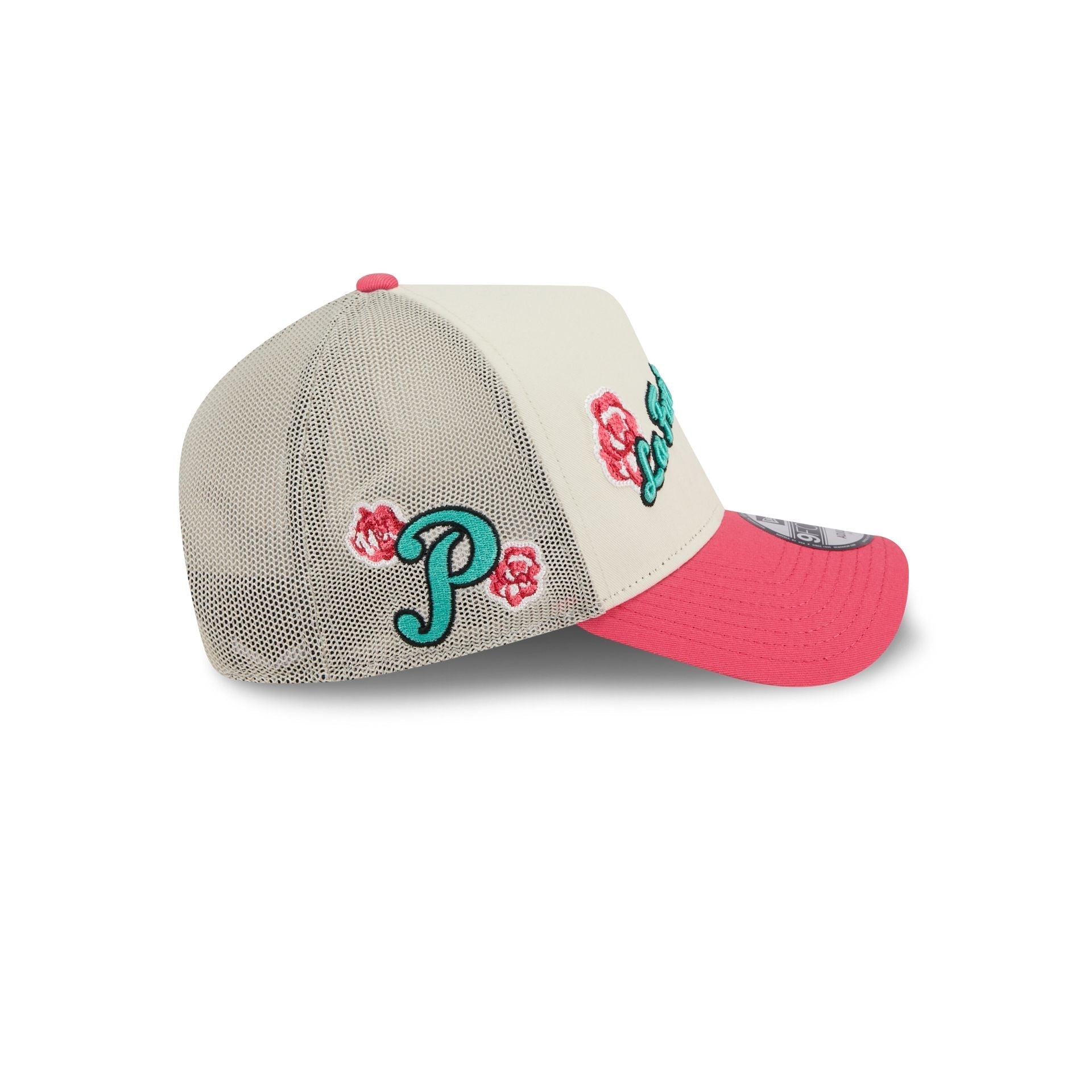 Pericos de Puebla Two-Tone Pink Rose 9FORTY A-Frame Snapback Hat