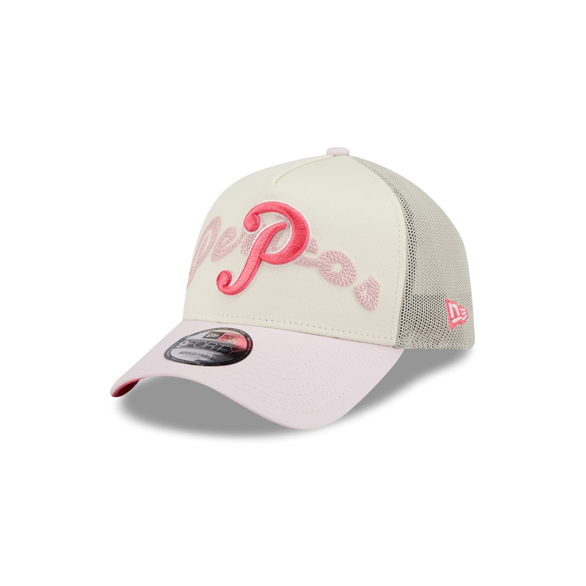 Pericos de Puebla Stacked Wordmark 9FORTY A-Frame Snapback Hat
