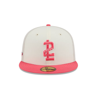 Tecolotes de los Dos Laredos Two-Tone Coral 59FIFTY Fitted Hat