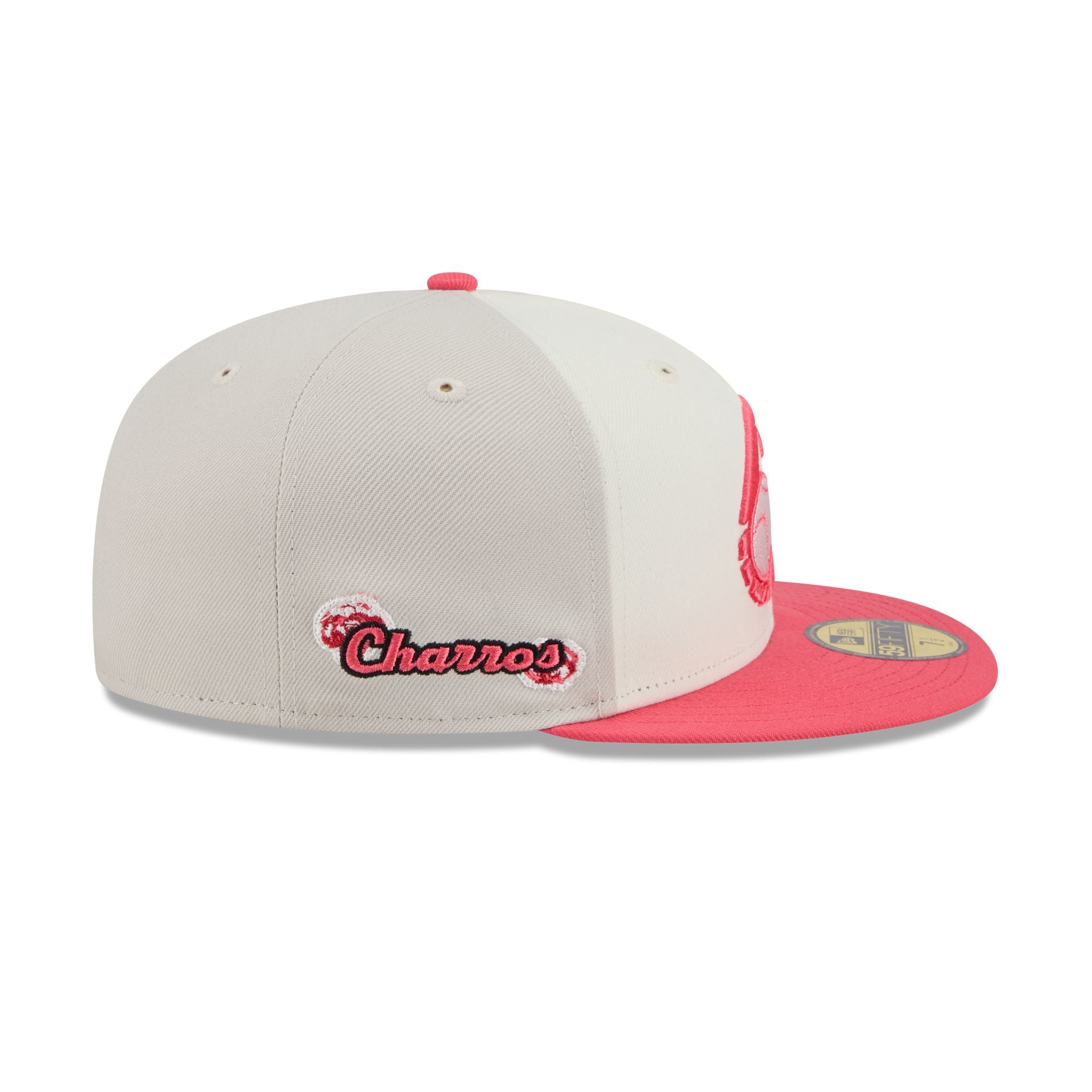 Charros de Jalisco Two-Tone Coral 59FIFTY Fitted Hat