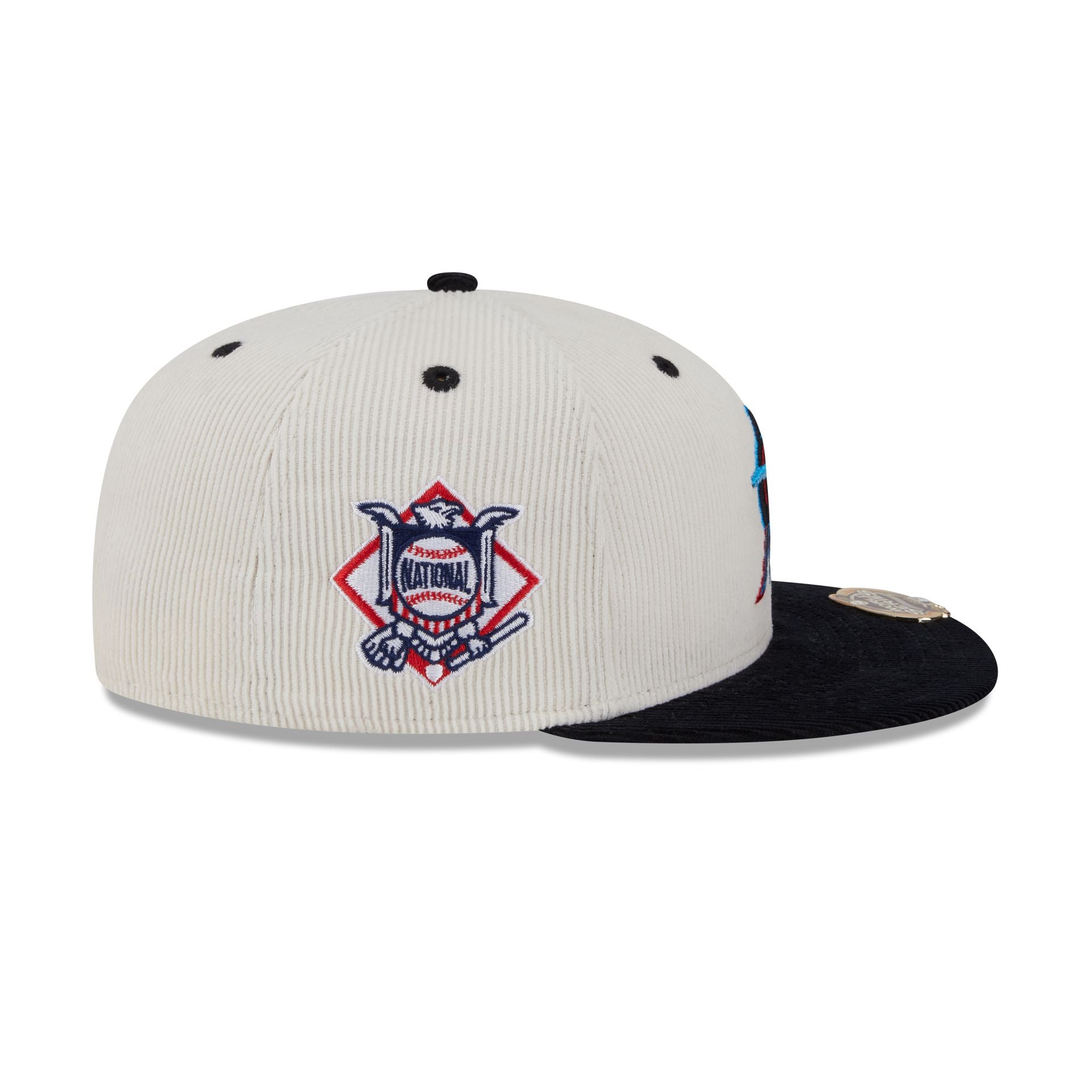 Miami Marlins Two Tone Cord 59FIFTY Fitted Hat