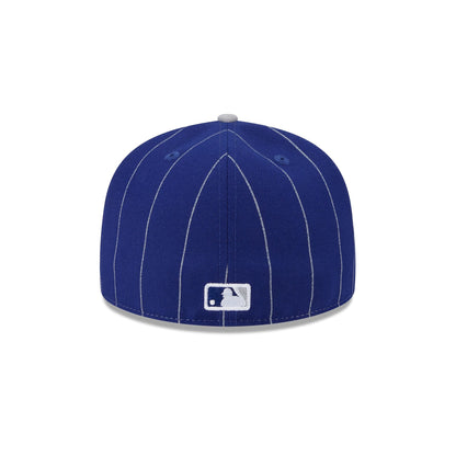 Los Angeles Dodgers Pinstripe League Pin 59FIFTY Fitted Hat
