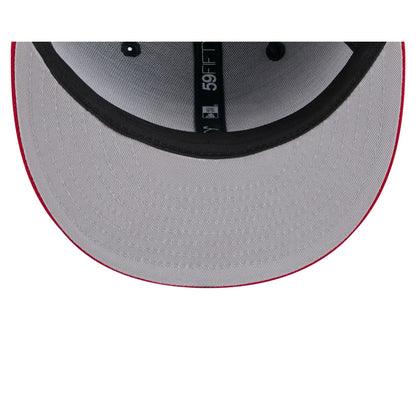 Minnesota Twins Pinstripe League Pin 59FIFTY Fitted Hat