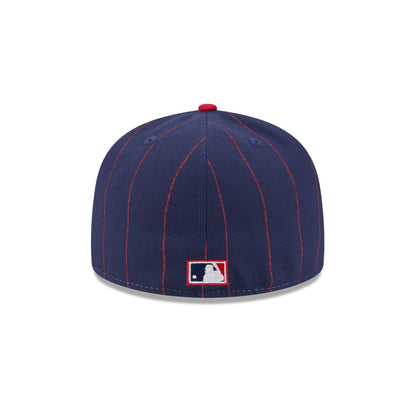 Chicago White Sox Pinstripe League Pin 59FIFTY Fitted Hat