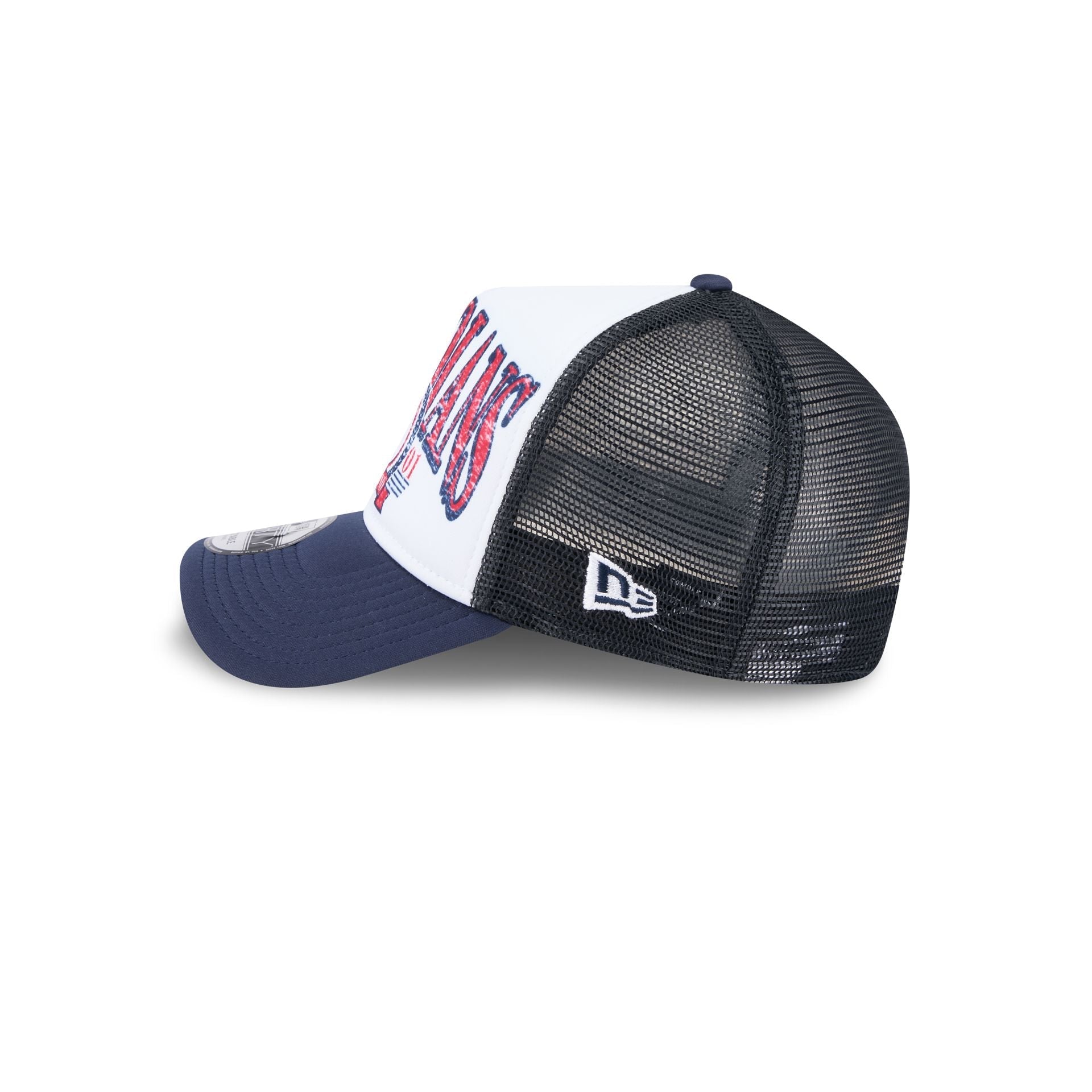Cleveland Guardians Distressed 9FORTY A-Frame Trucker Hat
