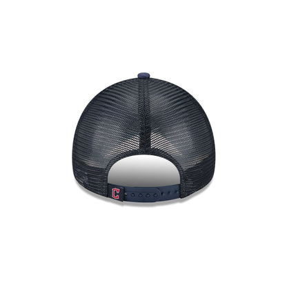 Cleveland Guardians Distressed 9FORTY A-Frame Trucker Hat