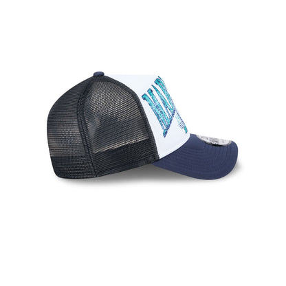 Seattle Mariners Distressed 9FORTY A-Frame Trucker Hat