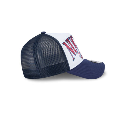 Denver Nuggets Distressed 9FORTY A-Frame Trucker Hat