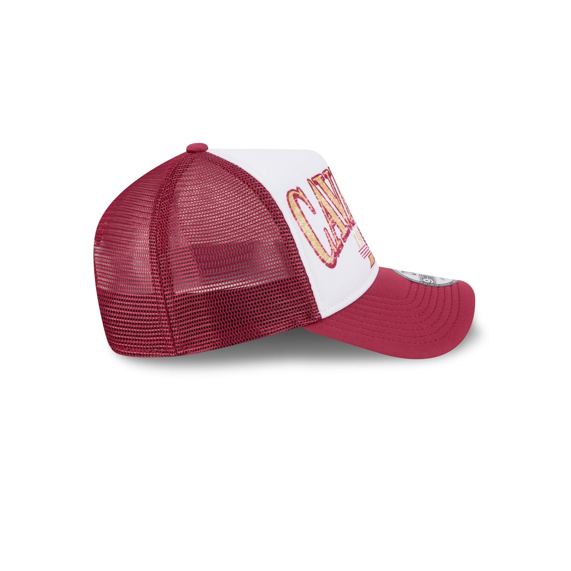 Cleveland Cavaliers Distressed 9FORTY A-Frame Trucker Hat