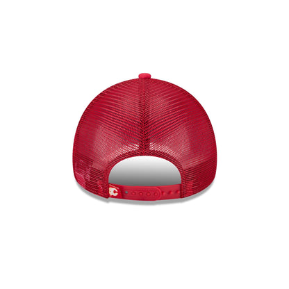 Calgary Flames Distressed 9FORTY A-Frame Trucker Hat