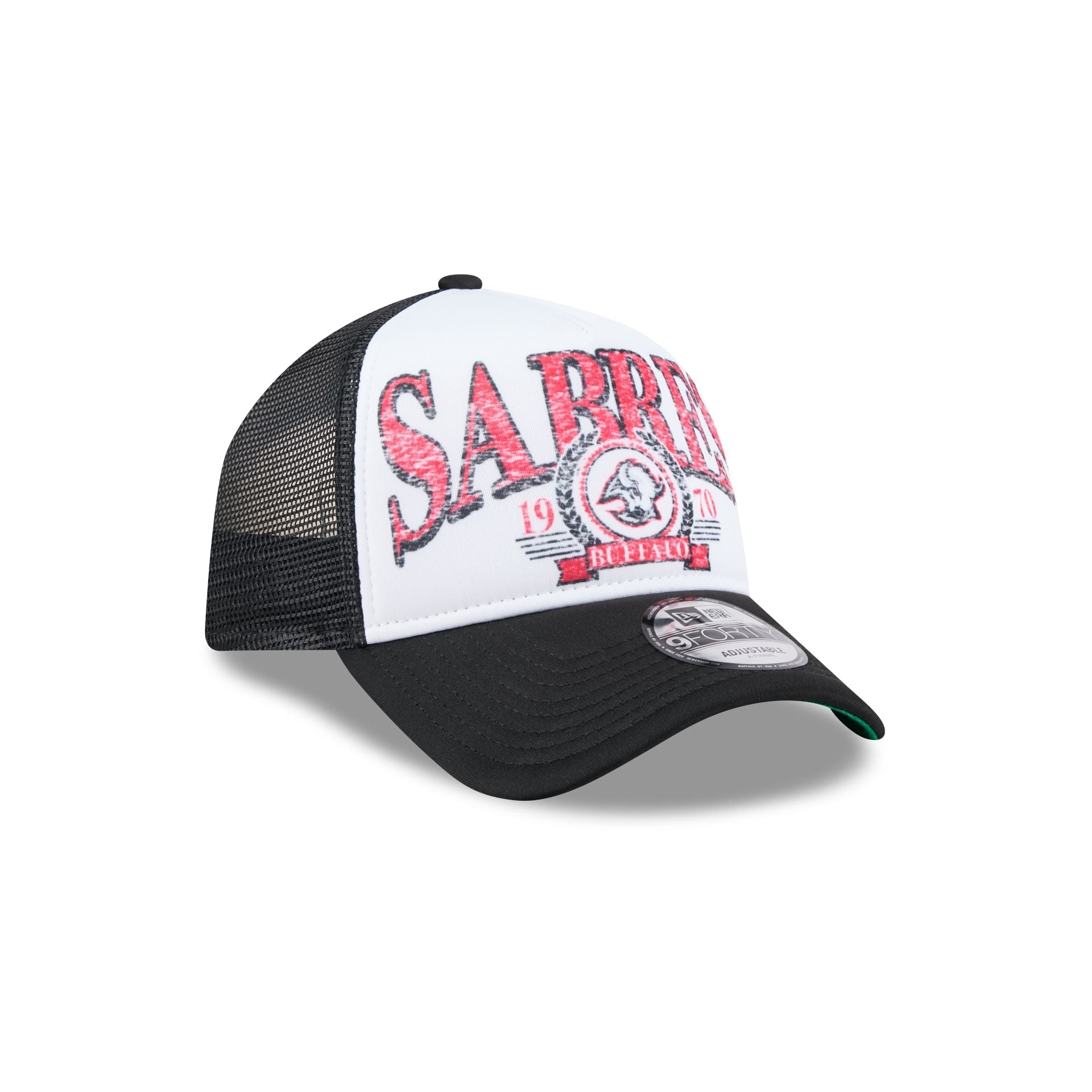 Buffalo Sabres Distressed Alternate 9FORTY A-Frame Trucker Hat