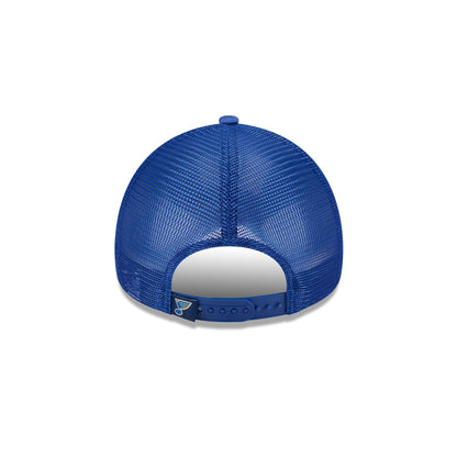St. Louis Blues Distressed 9FORTY A-Frame Trucker Hat