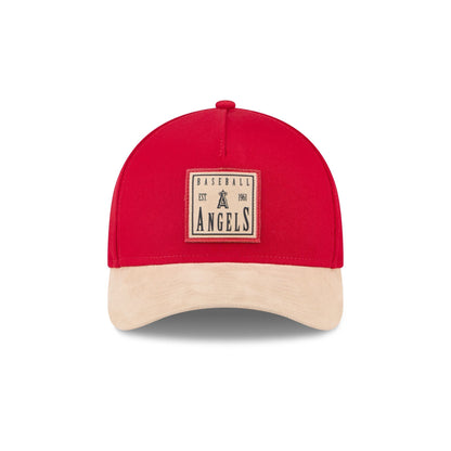 Los Angeles Angels Suede Patch 9FORTY M-Crown A-Frame Adjustable Hat