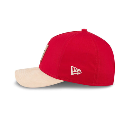 Los Angeles Angels Suede Patch 9FORTY M-Crown A-Frame Adjustable Hat