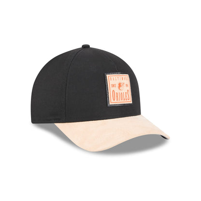 Baltimore Orioles Suede Patch 9FORTY M-Crown A-Frame Adjustable Hat