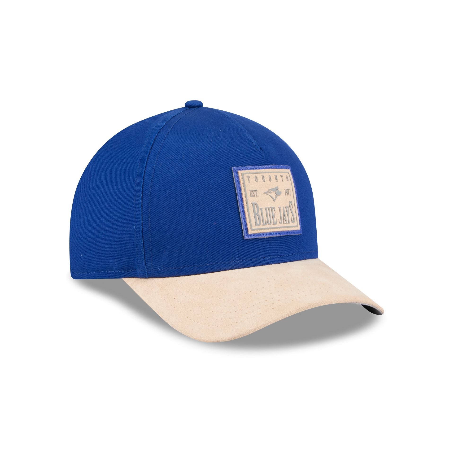 Toronto Blue Jays Suede Patch 9FORTY M-Crown A-Frame Adjustable Hat