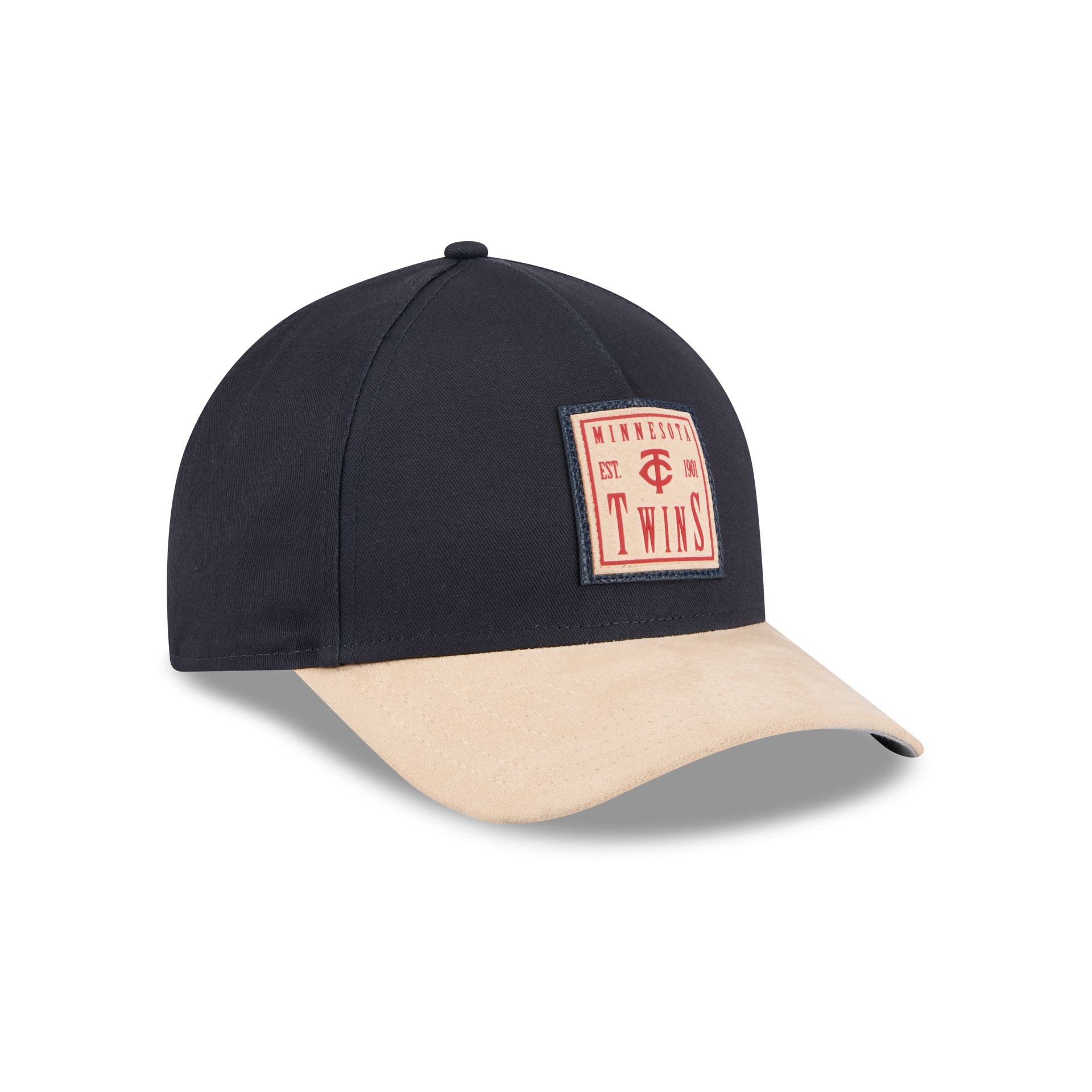 Minnesota Twins Suede Patch 9FORTY M-Crown A-Frame Adjustable Hat