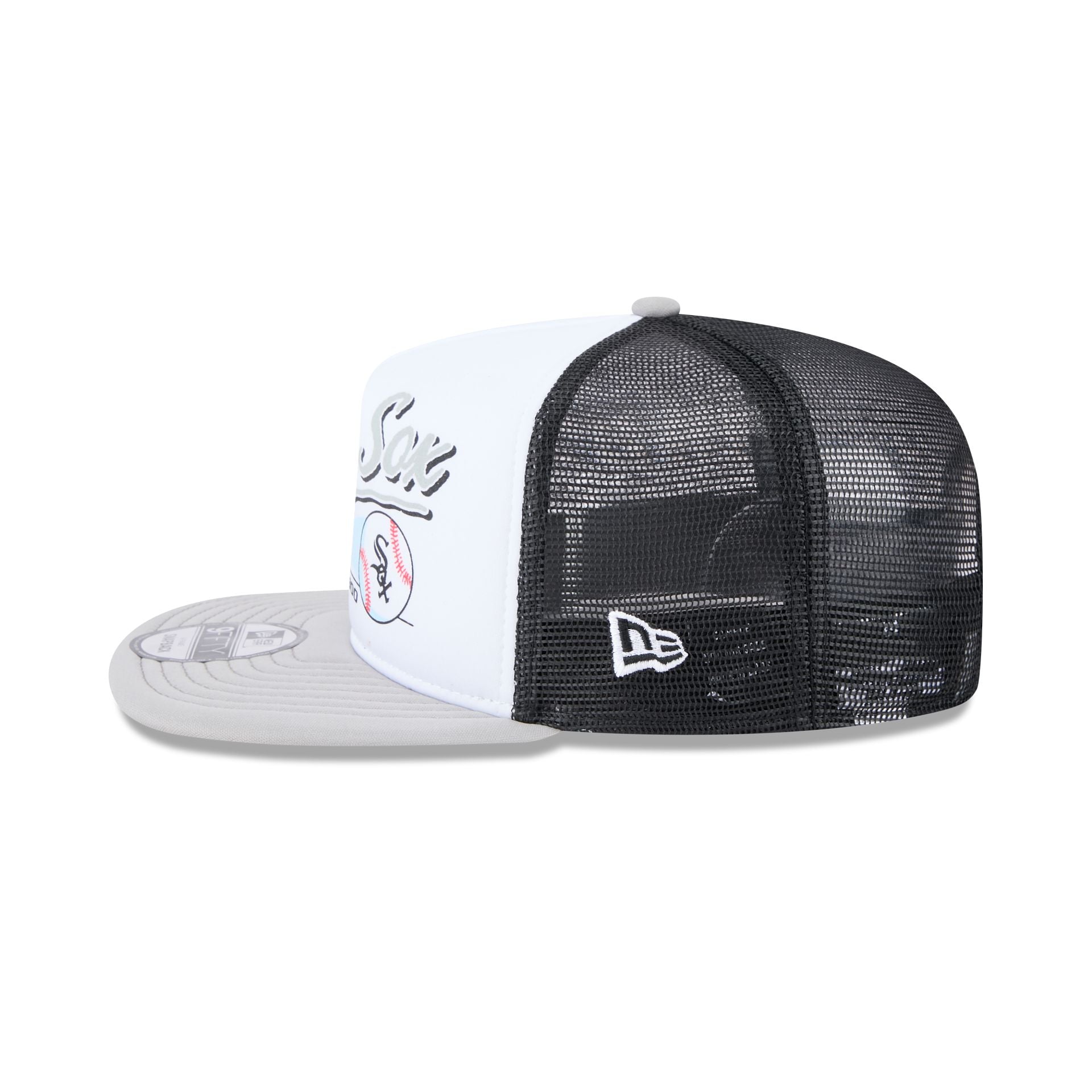 Chicago White Sox Retro Script 9FIFTY A-Frame Trucker Hat