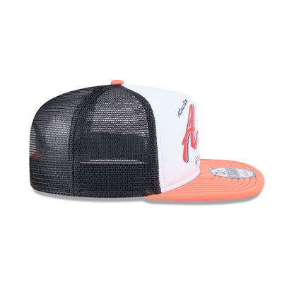 Houston Astros Retro Script 9FIFTY A-Frame Trucker Hat