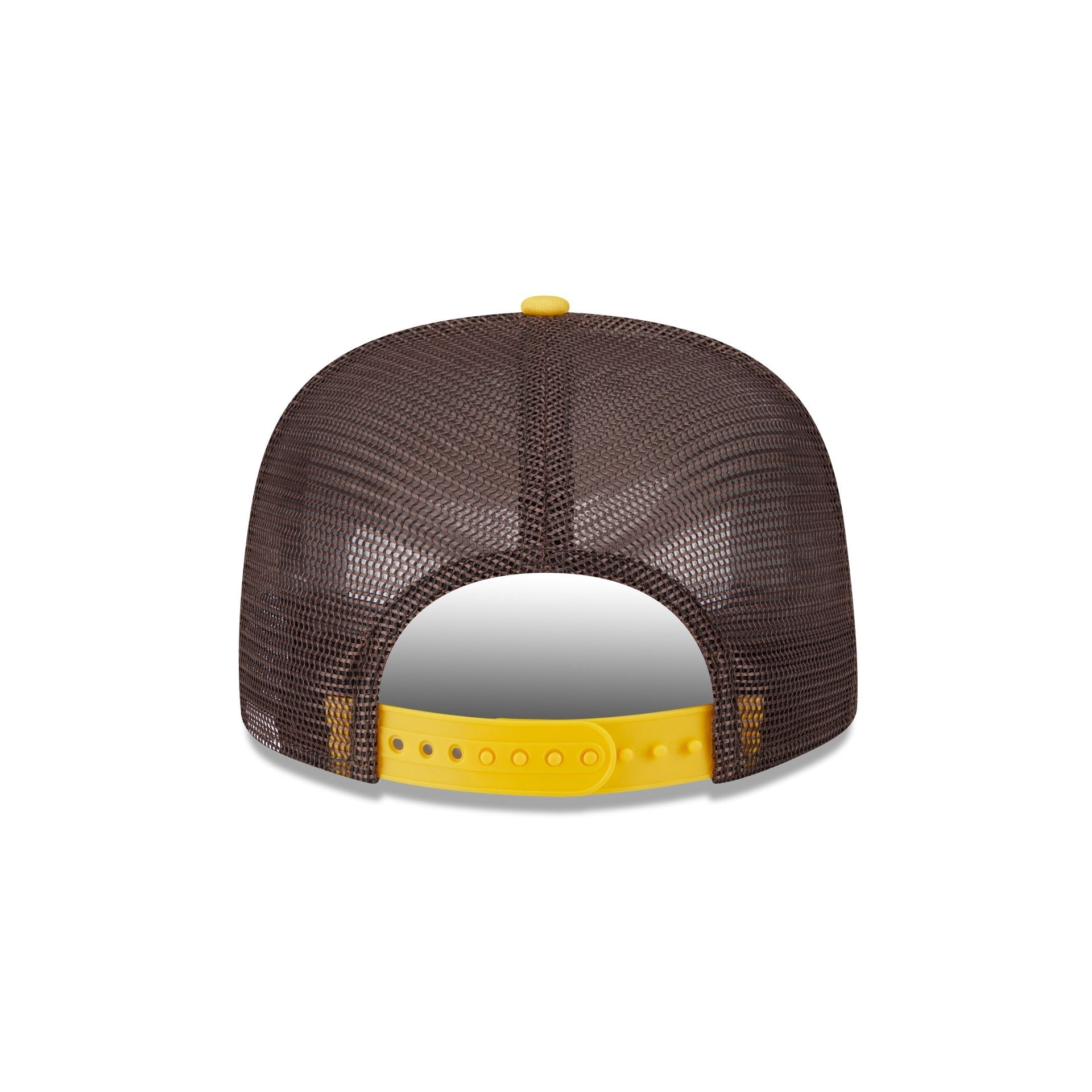San Diego Padres Retro Script 9FIFTY A-Frame Trucker Hat