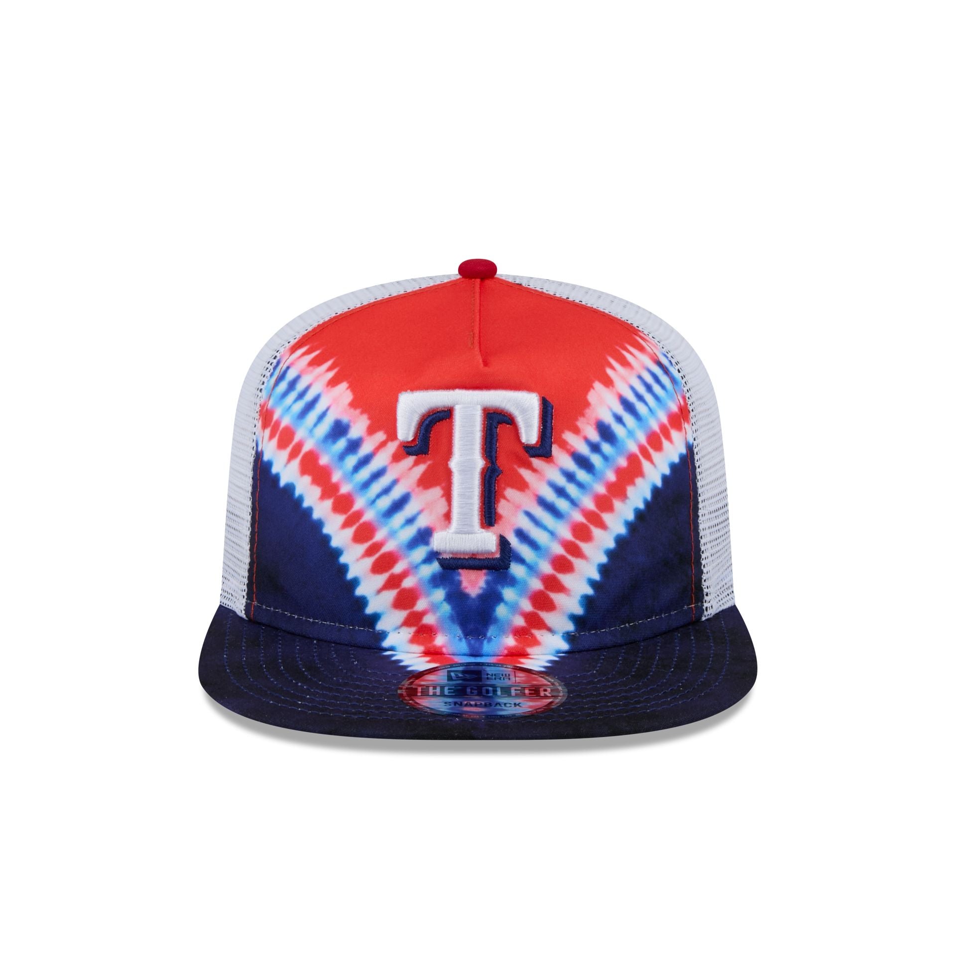 Texas Rangers Tie-Dye Golfer Hat