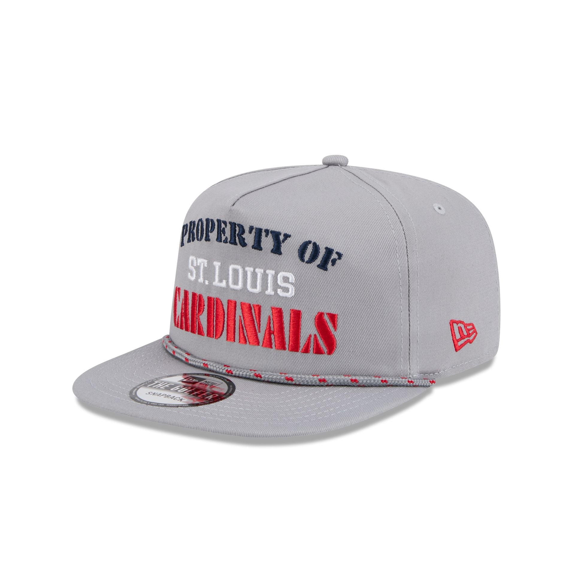St. Louis Cardinals Vintage Gray Rope Golfer Hat