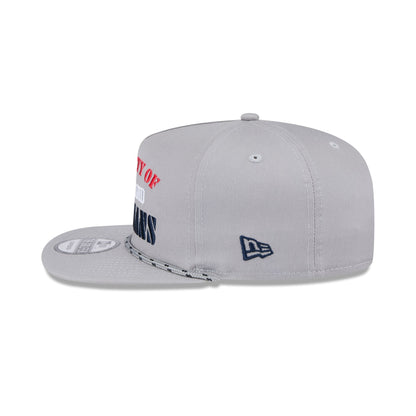 Cleveland Guardians Vintage Gray Rope Golfer Hat