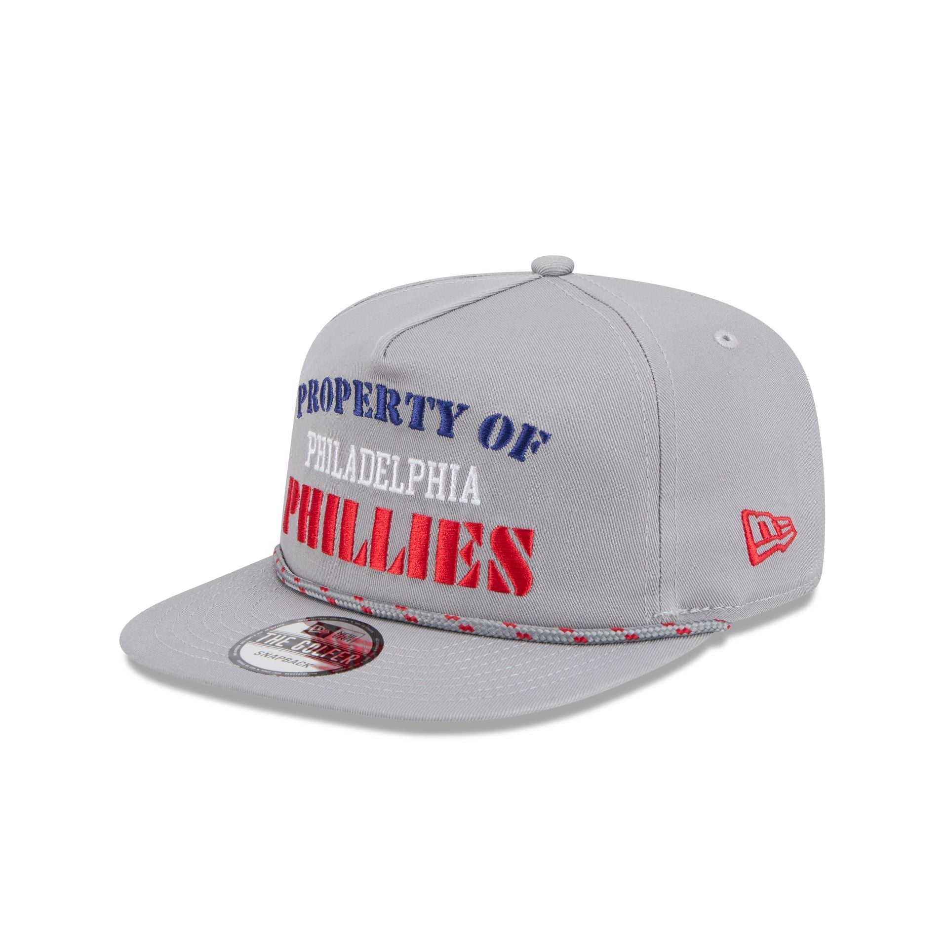 Philadelphia Phillies Vintage Gray Rope Golfer Hat