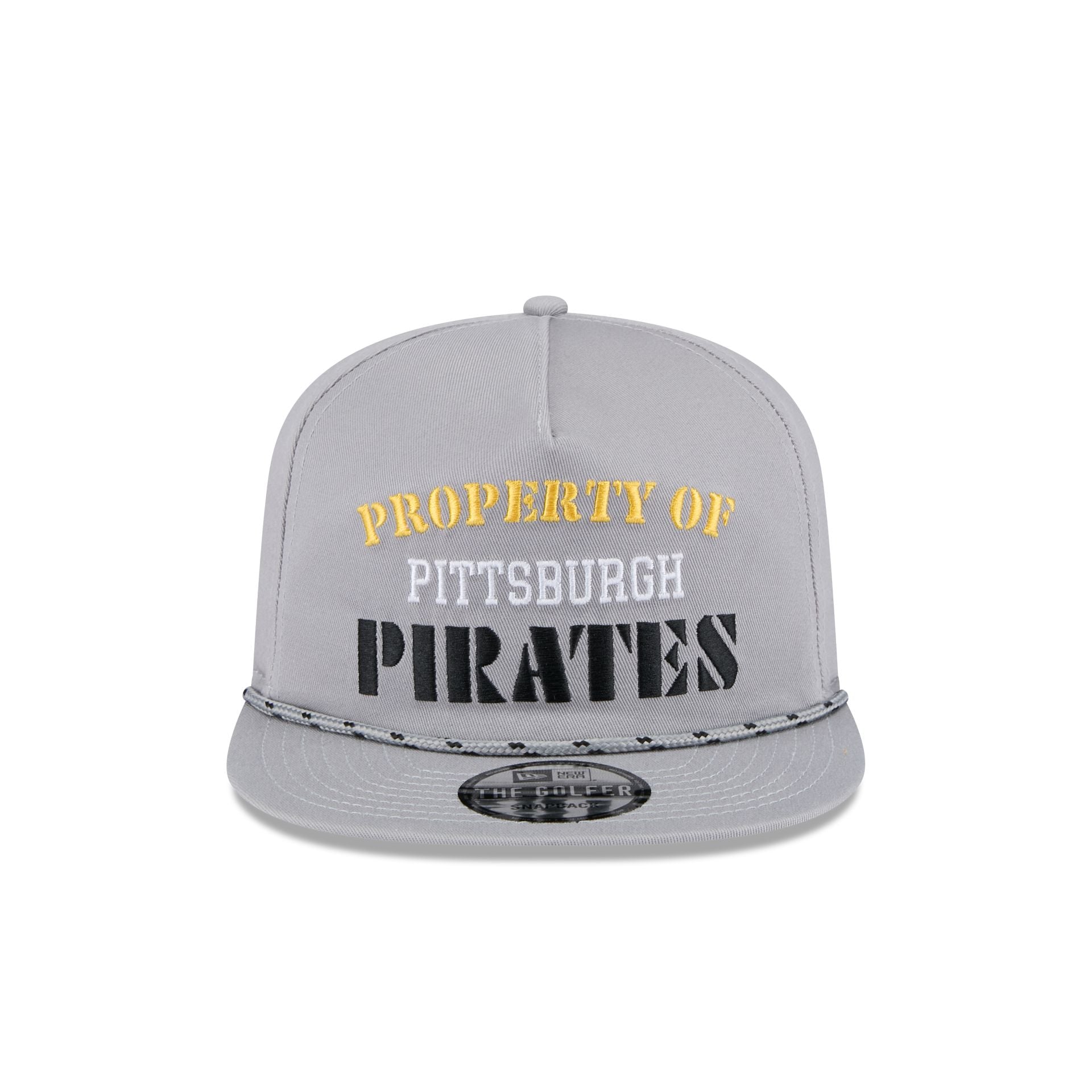 Pittsburgh Pirates Vintage Gray Rope Golfer Hat