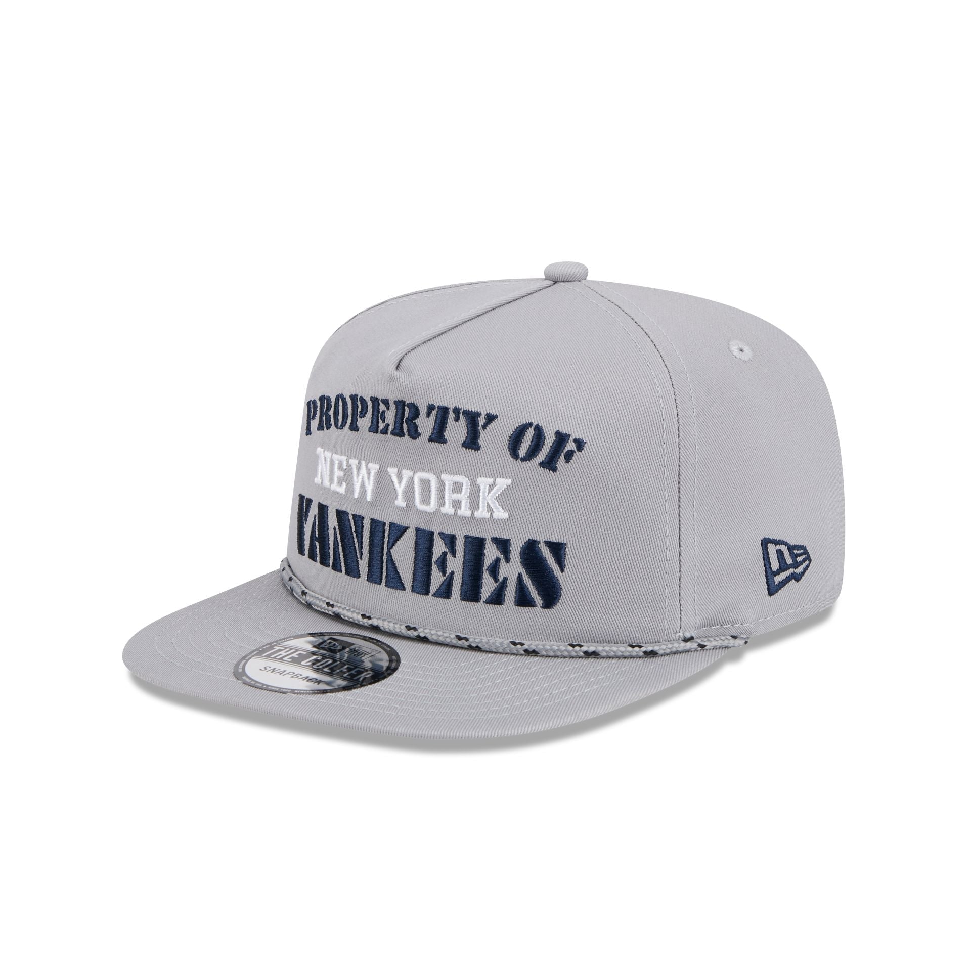 New York Yankees Vintage Gray Rope Golfer Hat