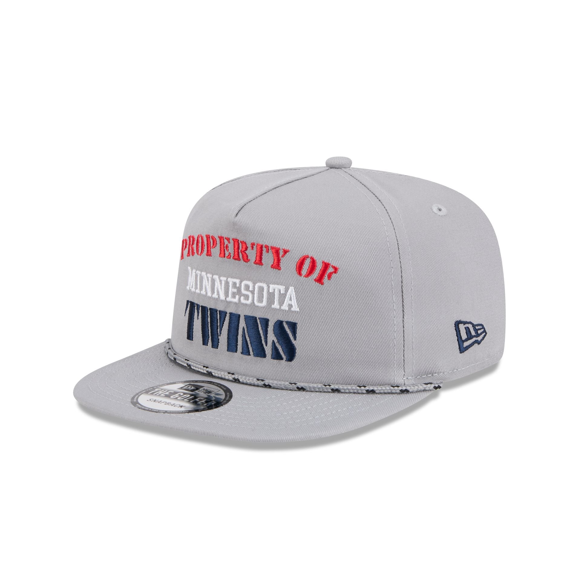 Minnesota Twins Vintage Gray Rope Golfer Hat
