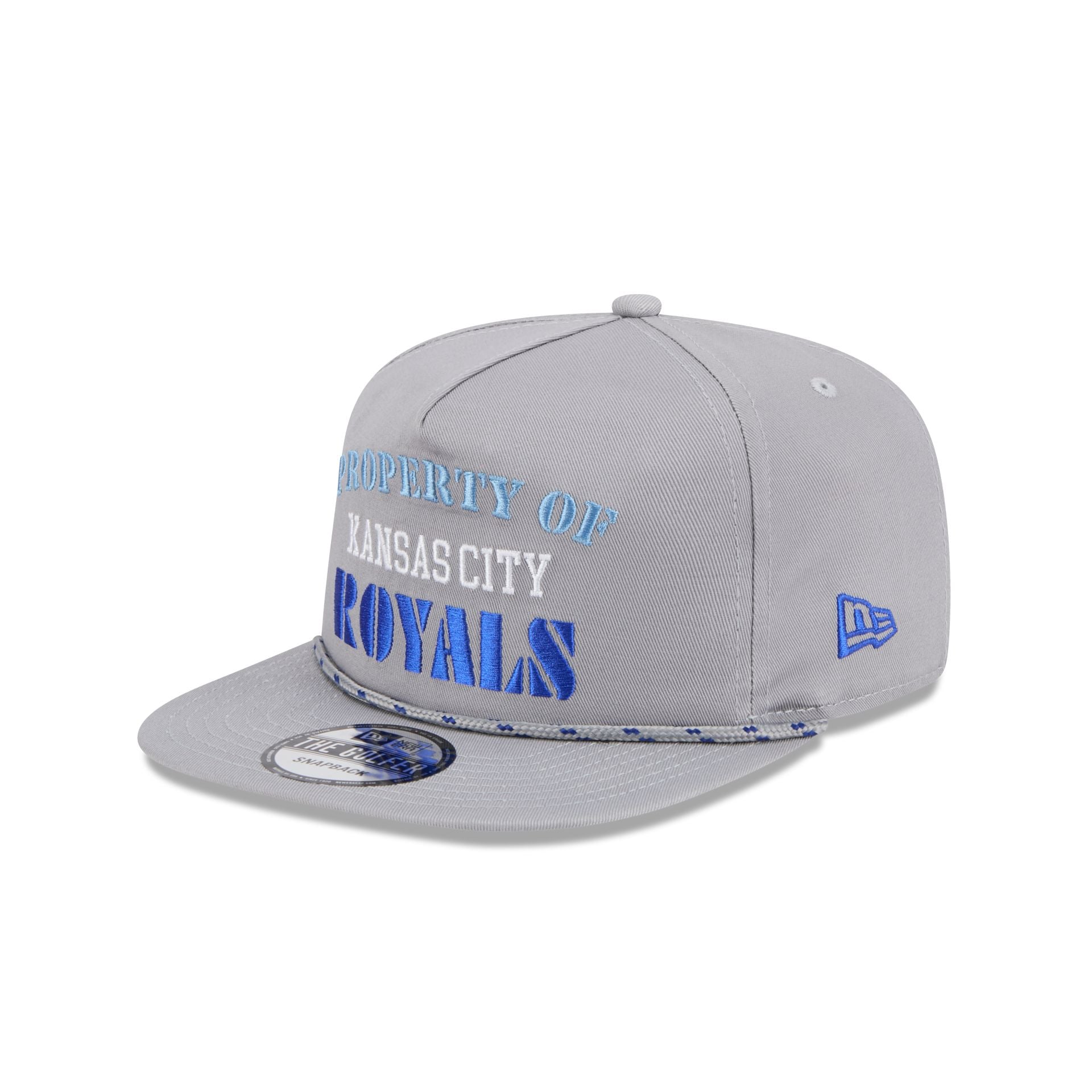 Kansas City Royals Vintage Gray Rope Golfer Hat