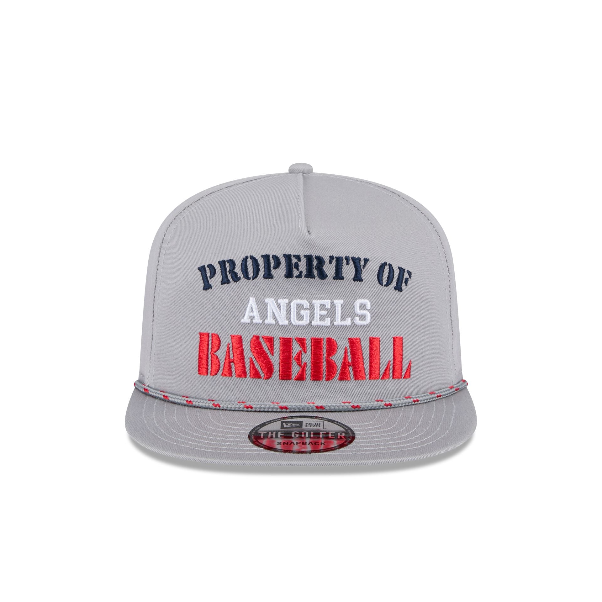 Los Angeles Angels Vintage Gray Rope Golfer Hat