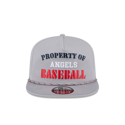 Los Angeles Angels Vintage Gray Rope Golfer Hat