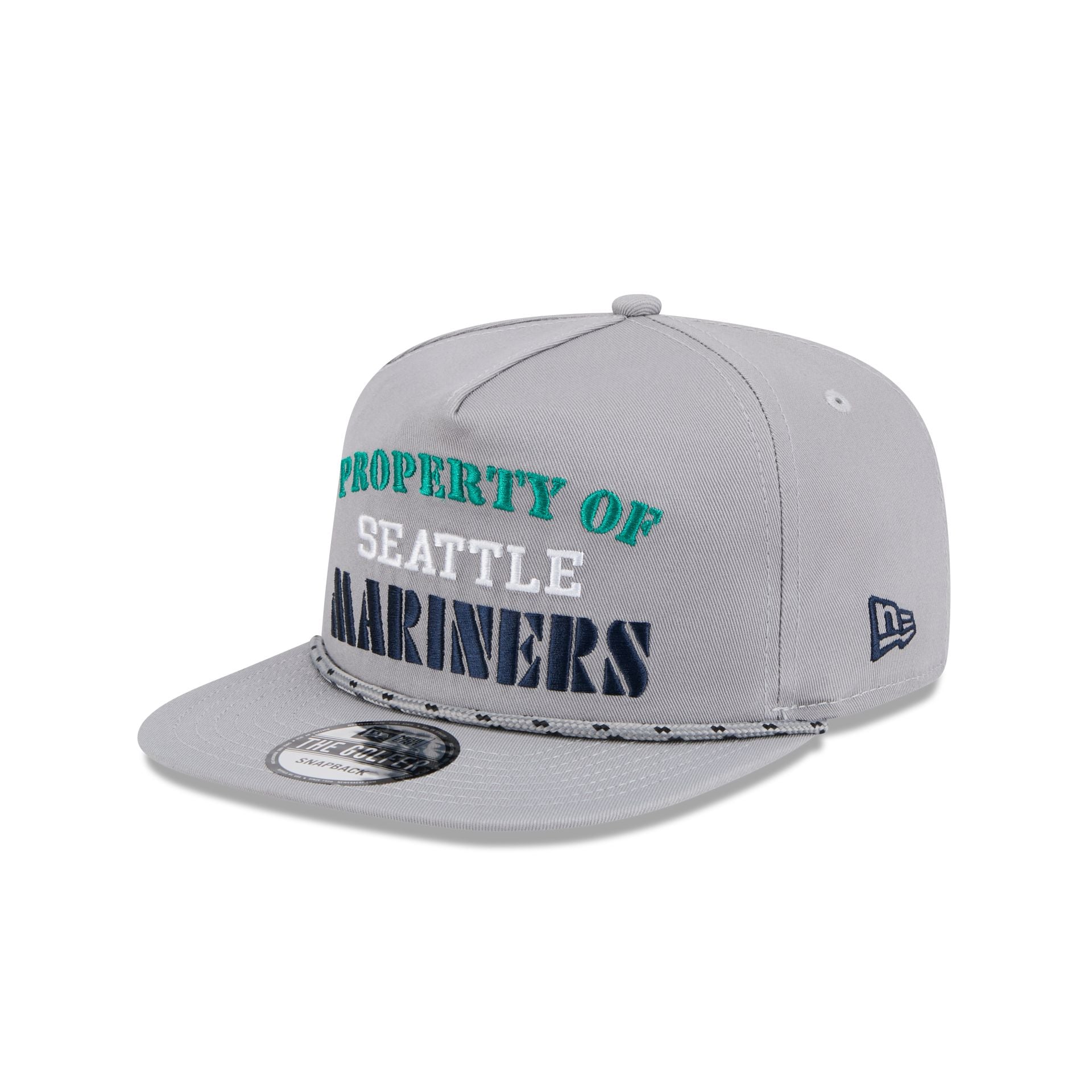 Seattle Mariners Vintage Gray Rope Golfer Hat