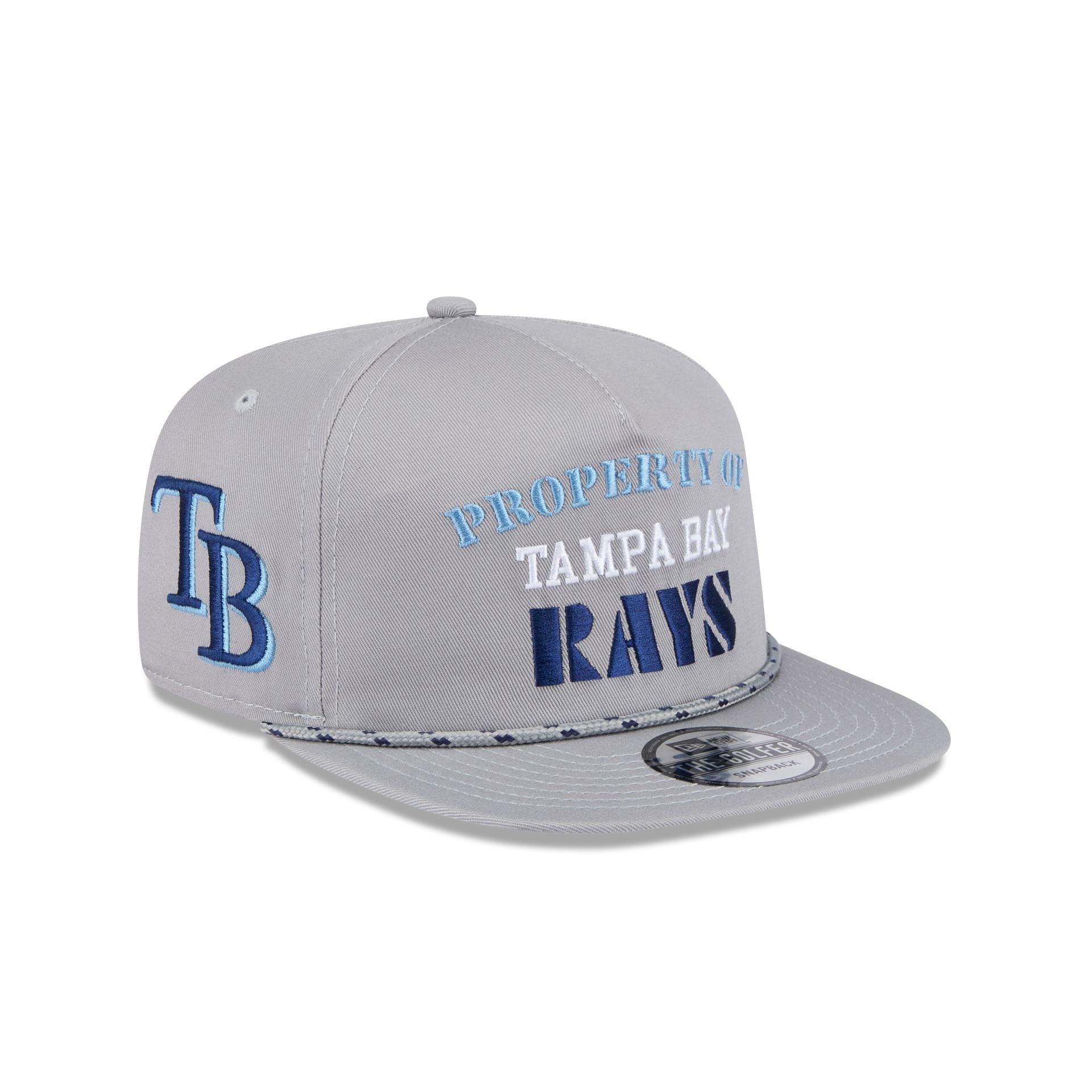 Tampa Bay Rays Vintage Gray Rope Golfer Hat
